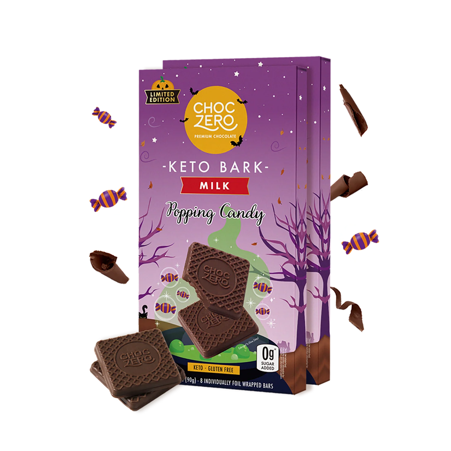 Halloween Popping Keto Bark