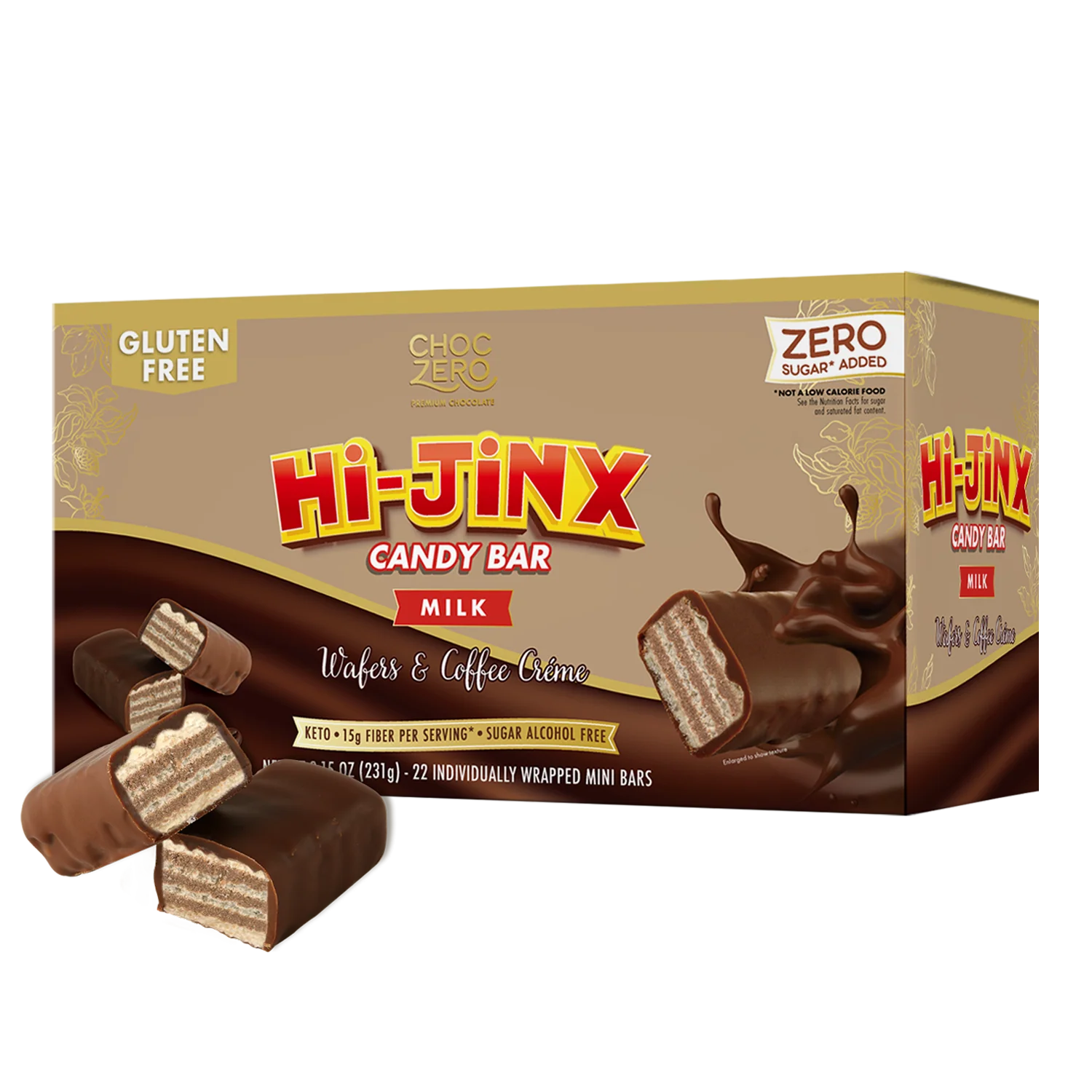 Milk Chocolate Coffee Hi-Jinx Bars