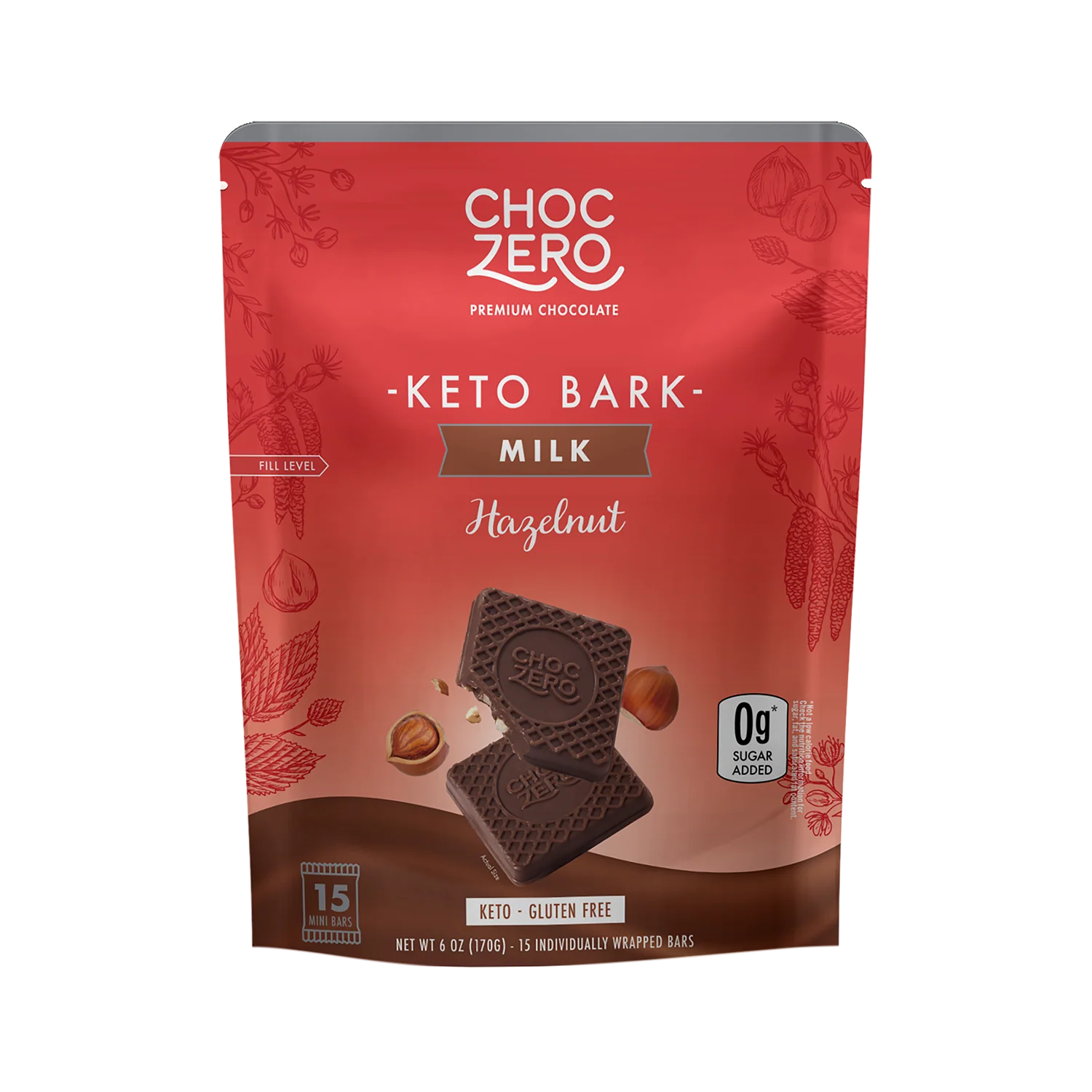 Milk Chocolate Hazelnut Keto Bark Bag
